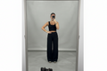 Le Pantalon Palazzo « Essential » – Noir profond